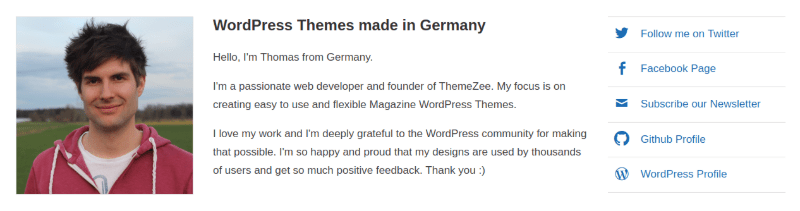 wordpress business themes made in Germany 