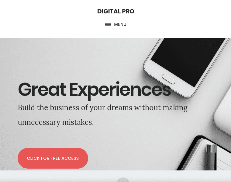 Digital Pro Responsive Theme for Business
