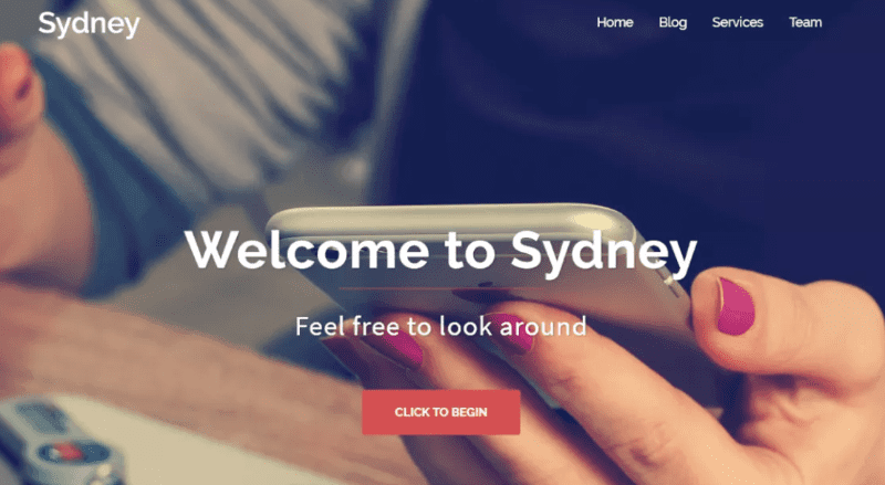 Sydney theme for business free