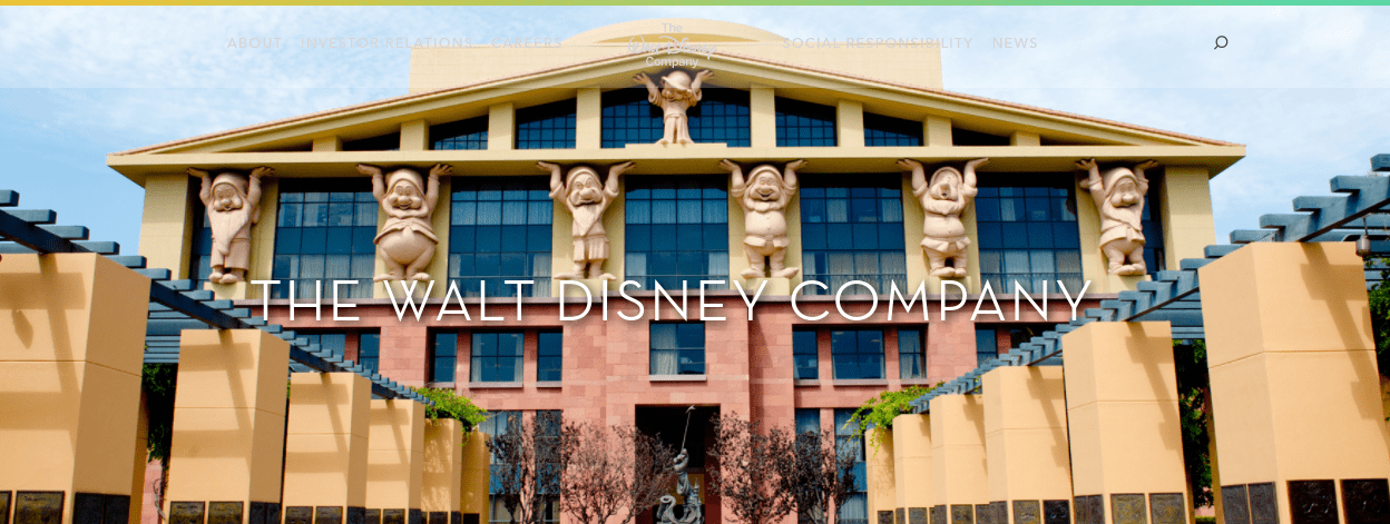 The Walt Disney Company website.